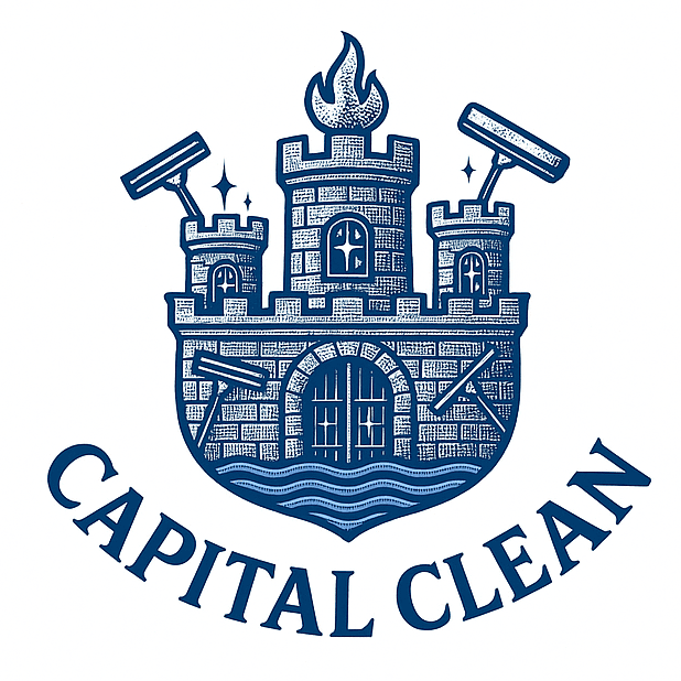Placeholder image of the CapitalClean van parked outside a commercial warehouse unit
